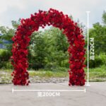 FA1022 Red roses flower arch 6ft 7ft 8ft - Image 10