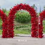 FA1022 Red roses flower arch 6ft 7ft 8ft - Image 9