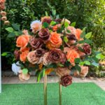 FB1037 Autumn theme flower backdrops set for wedding decoration - Image 3