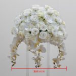 FC0010 White orchid rose flower centerpieces for wedding decoration - Image 8