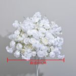 FC0017 White Roses cherry blossom flower centerpieces for wedding decoration - Image 3