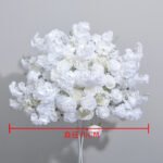 FC0017 White Roses cherry blossom flower centerpieces for wedding decoration - Image 4