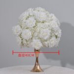 FC0028 White Roses flower centerpieces for wedding decoration - Image 11