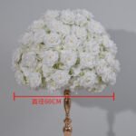 FC0028 White Roses flower centerpieces for wedding decoration - Image 13