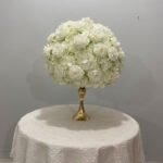 FC0028 White Roses flower centerpieces for wedding decoration - Image 3