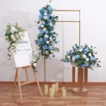 FC0029 Roses with leaves flower centerpieces for wedding decoration - Image 11
