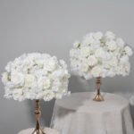 FC0031 White Roses flower centerpieces for wedding decoration - Image 11