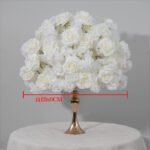 FC0031 White Roses flower centerpieces for wedding decoration - Image 13