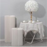 FC0036 White roses flower centerpieces for wedding decoration - Image 5