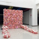 FW019 Autumn theme flower wall backdrop 8x8ft cloth fabric backup - Image 5