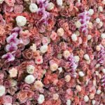 FW019 Autumn theme flower wall backdrop 8x8ft cloth fabric backup - Image 2