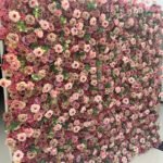 FW024 Autumn roses flower wall backdrop 8x8ft cloth fabric backup - Image 7