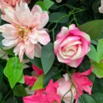 FW027 Grass wall with flowers flower wall backdrop 8x8ft cloth fabric backup - Image 3