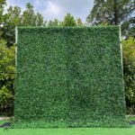 FW030 Grass wall backdrop 8x8ft cloth fabric backup