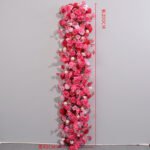 TR0003 Rose delphinium table runner for wedding decoration - Image 13