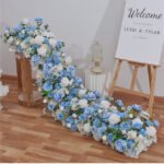 TR0005 Rose with leaves table runner for wedding decoration - Image 5