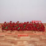 TR0005 Rose with leaves table runner for wedding decoration - Image 11