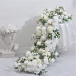 TR0009 Roses gyp table runner for wedding decoration - Image 3