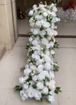 TR0009 Roses gyp table runner for wedding decoration - Image 2