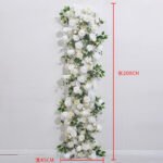 TR0009 Roses gyp table runner for wedding decoration - Image 7