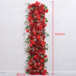 TR0009 Roses gyp table runner for wedding decoration - Image 8