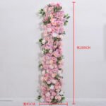 TR0009 Roses gyp table runner for wedding decoration - Image 9