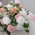 TR0010 Rose with leaves table runner for wedding decoration - Image 6