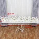 TR0013 Roses hydrangea table runner for wedding decoration - Image 11