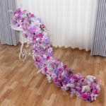 TR0013 Roses hydrangea table runner for wedding decoration - Image 5