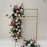 TR0017 Roses with leaves table runner for wedding decoration - Image 5