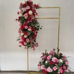 TR0017 Roses with leaves table runner for wedding decoration - Image 13