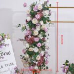 TR0017 Roses with leaves table runner for wedding decoration - Image 11