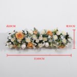 TR0023 Colorful roses table runner for wedding decoration - Image 14