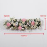 TR0023 Colorful roses table runner for wedding decoration - Image 15