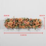 TR0023 Colorful roses table runner for wedding decoration - Image 6