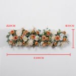 TR0023 Colorful roses table runner for wedding decoration - Image 8