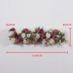 TR0023 Colorful roses table runner for wedding decoration - Image 10