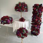 TR0031 Red roses table runner for wedding decoration - Image 2