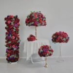TR0031 Red roses table runner for wedding decoration - Image 3