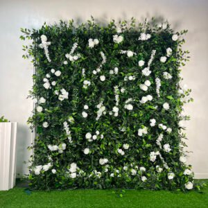 FW033 Plants with roses flower wall backdrop 8x8ft cloth fabric backup