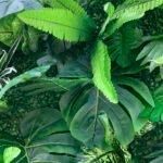 FW042 Tropical plant wall flower wall backdrop 8x8ft cloth fabric backup - Image 3