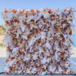 FW047 Autumn theme with pampas flower wall backdrop 8x8ft cloth fabric backup