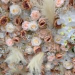 FW062 Pampas autumn flower wall backdrop 8x8ft cloth fabric backup - Image 2