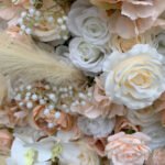 FW062 Pampas autumn flower wall backdrop 8x8ft cloth fabric backup - Image 3