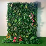 FW063 Plants with flower wall backdrop 4x8ft cloth fabric backup