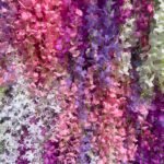 FW065 Pink purple wisteria flower wall backdrop 8x8ft cloth fabric backup - Image 2