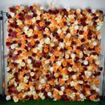 FW068 Autumn flower wall backdrop 8x8ft cloth fabric backup