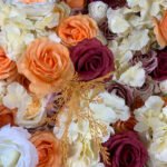 FW068 Autumn flower wall backdrop 8x8ft cloth fabric backup - Image 3