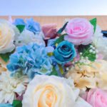 FW074 Colorful flower wall backdrop 8x8ft cloth fabric backup - Image 5