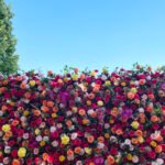 FW087 Colorful flower wall backdrop 8x8ft cloth fabric backup - Image 4